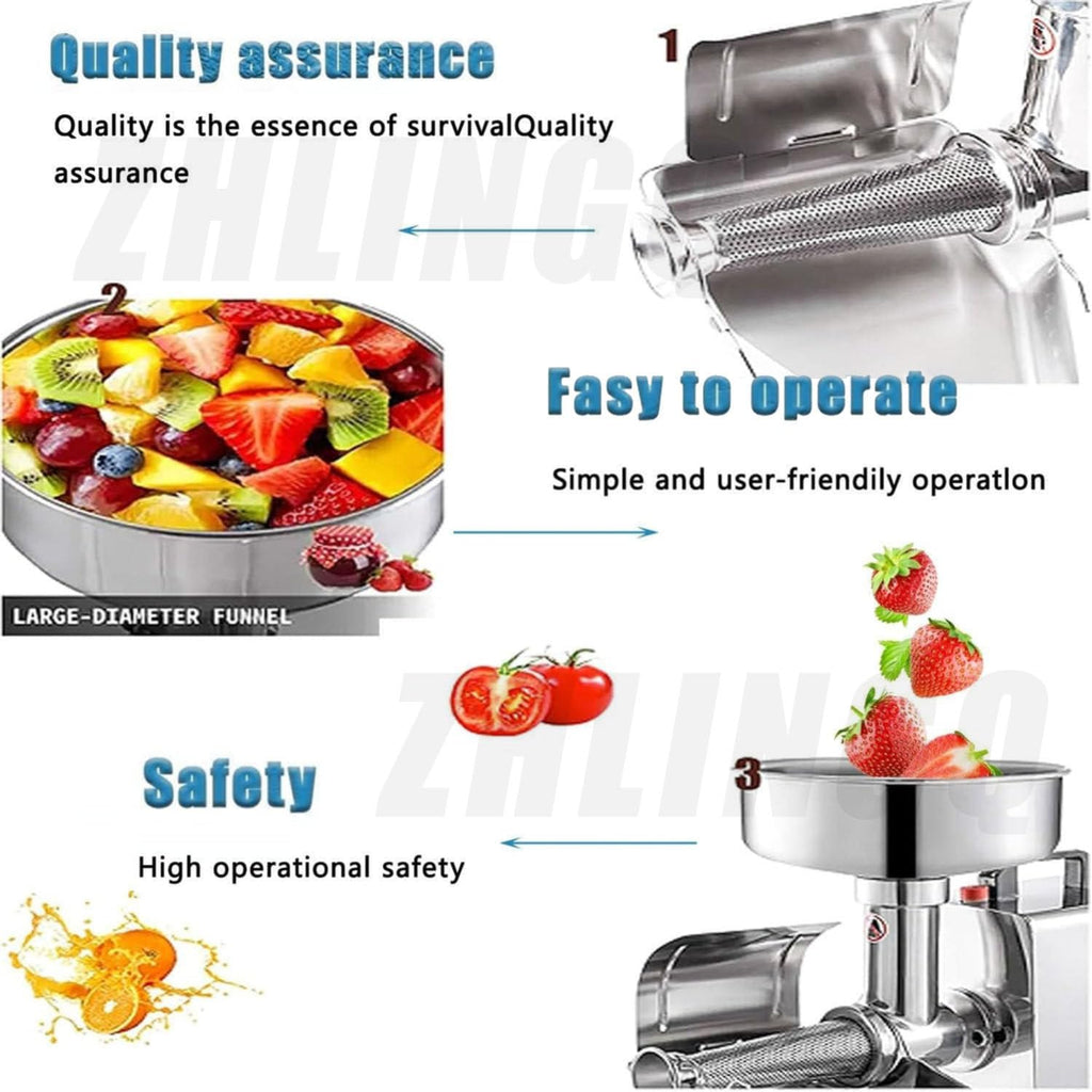 450W Stainless Steel Tomato Strainer Machine U45325