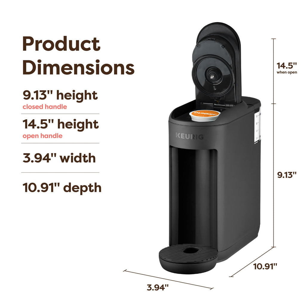 Single Serve K-Cup Pod Coffee Maker, Black Z81579