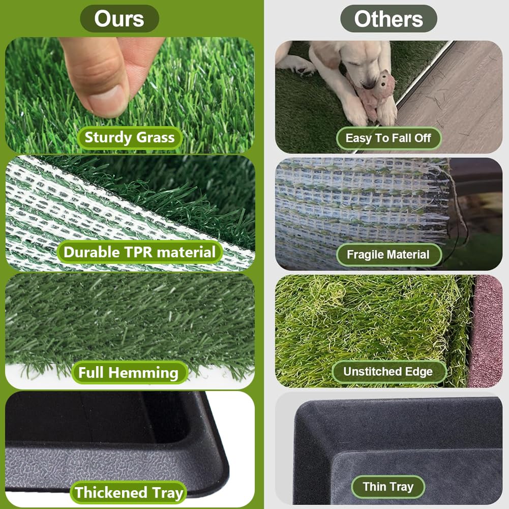 Dog Grass Pad with Tray 20x30 Inch K32330