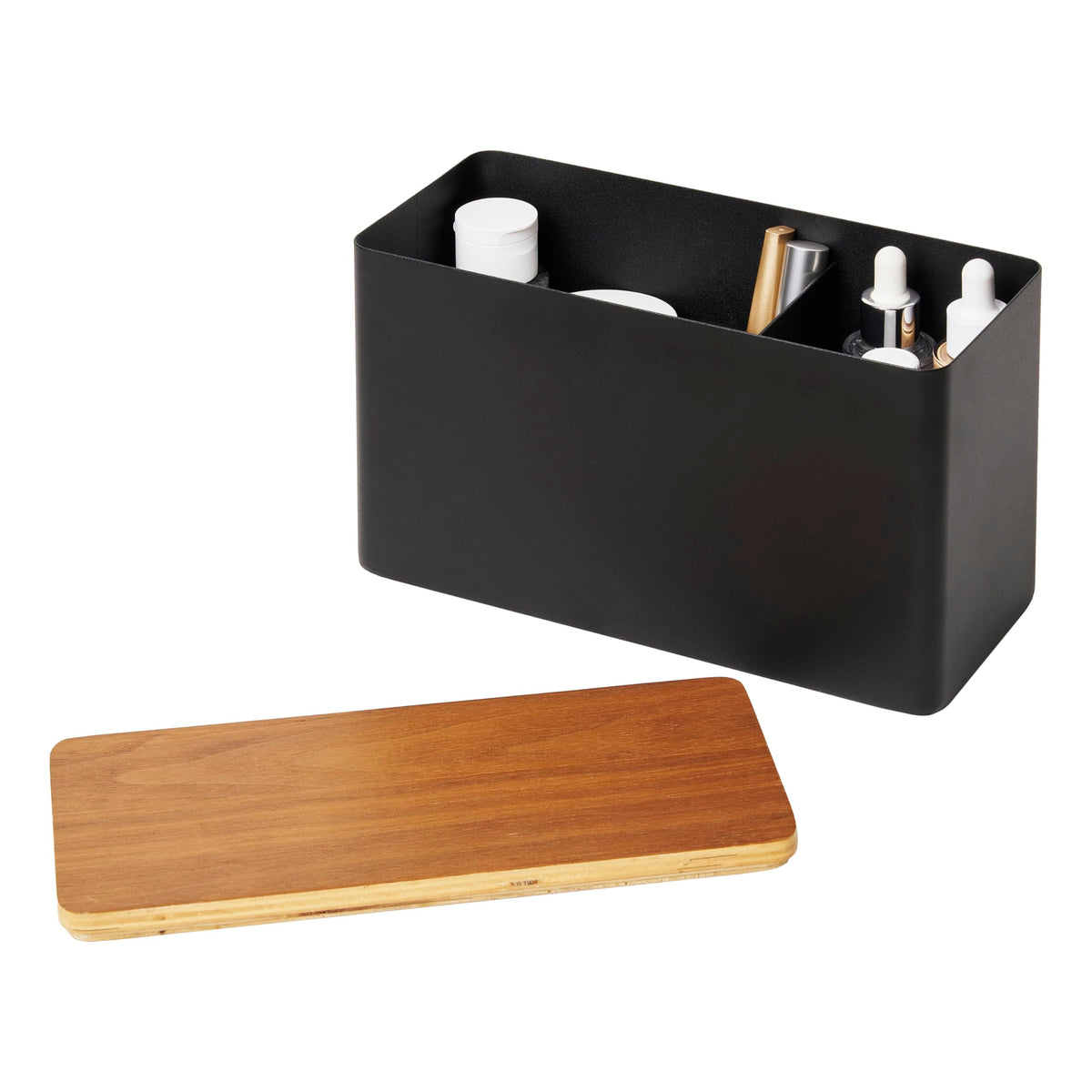 Countertop Organizer Metal Steel Wood J8791
