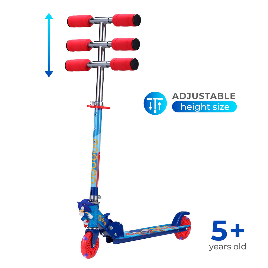 2 Wheel Foldable Kids Kick Scooter with LED Wheels D5673