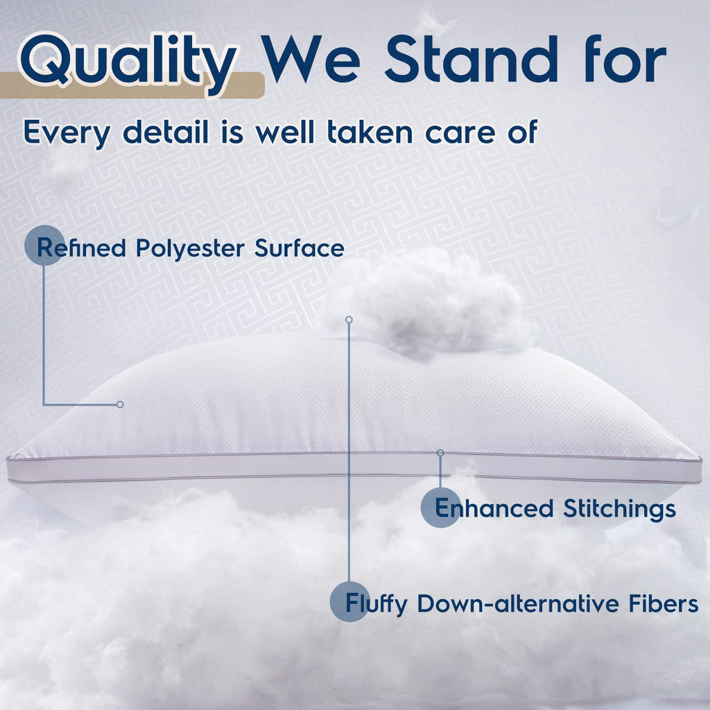 King Size White Pillows Set of 2 P685