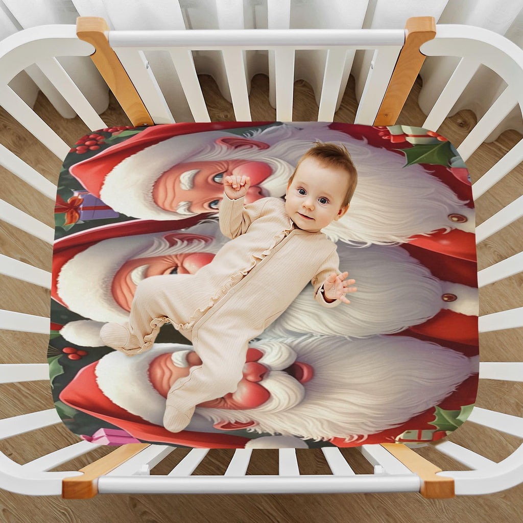 Santa Crib Sheet 52" x 28" B5788