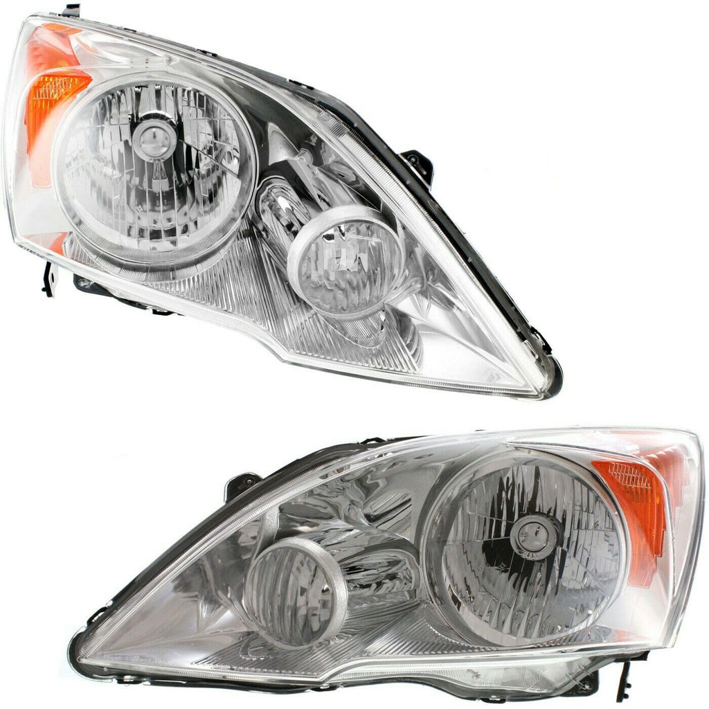 Headlight Left Right Clear Lens X8328