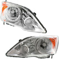 Headlight Left Right Clear Lens X8328