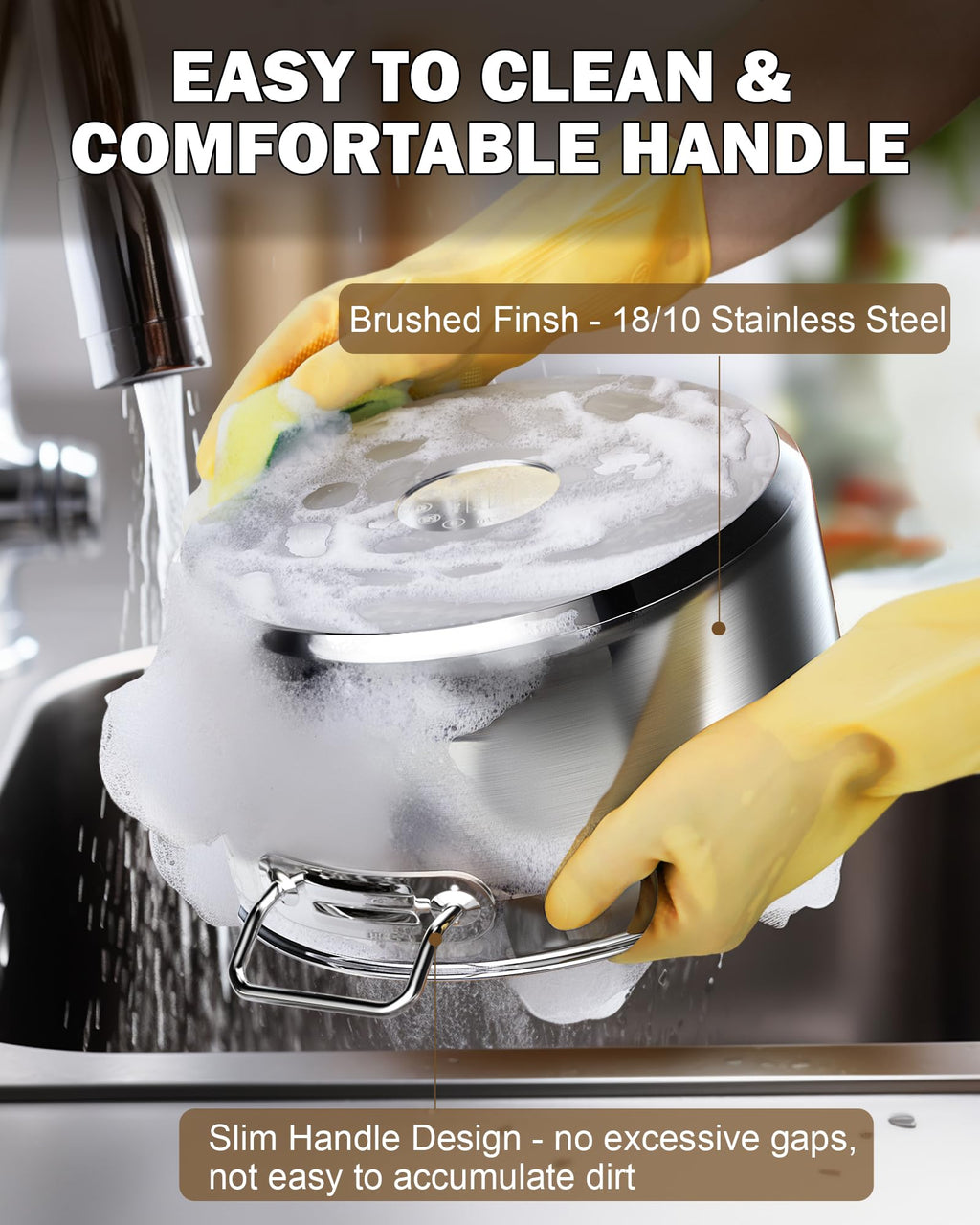 9 Quart Stainless Steel Stock Pot C309