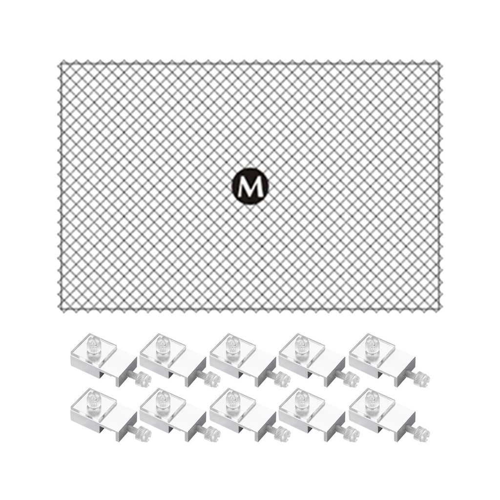 80x106cm Fish Tank Screen Net with 10 Clips O628