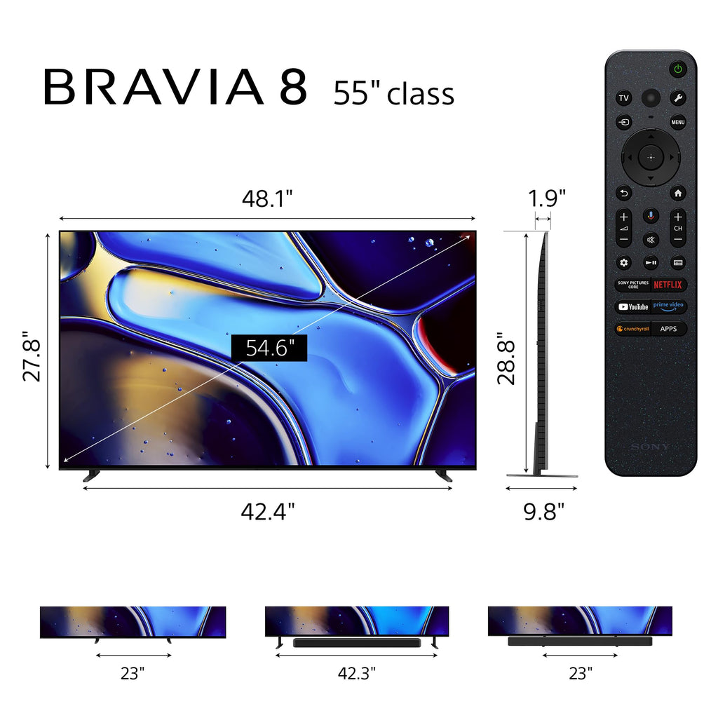 55 Inch OLED 4K HDR Smart Google TV A468