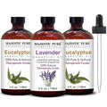 Lavender and Eucalyptus Essential Oil 3 Bottle Bundle 4 fl oz Each X350