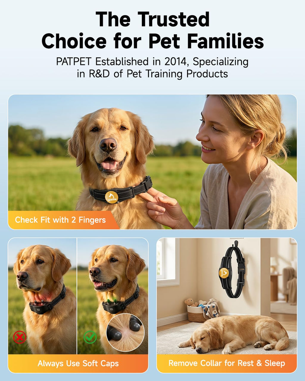 Rechargeable Dog Training Collar with Remote H8540