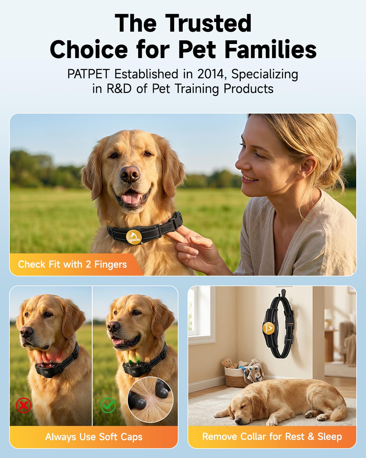 Rechargeable Dog Training Collar with Remote H8540