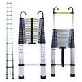 20.34 FT Aluminum Telescoping Ladder 330 Lb Capacity R38509
