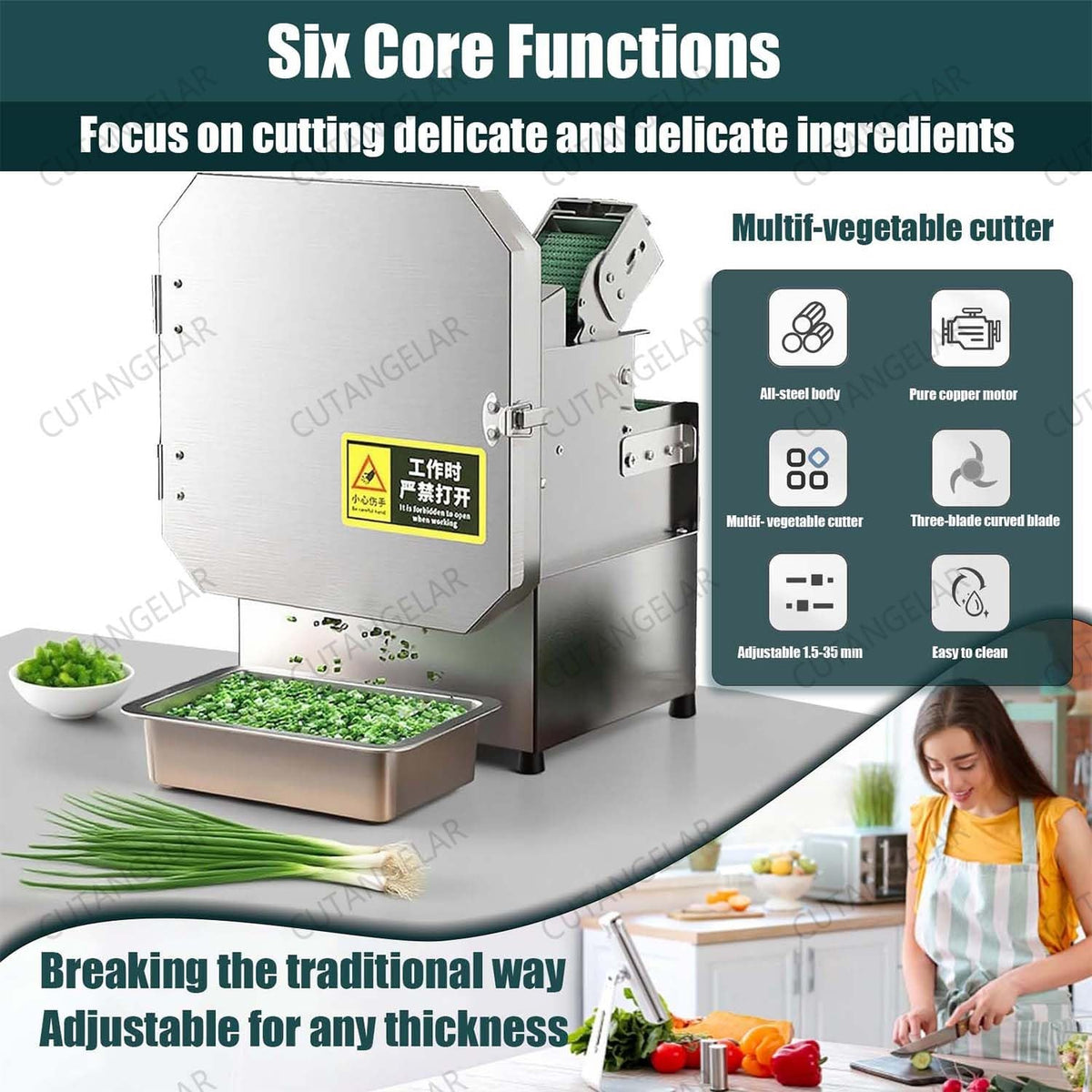Compact Electric Vegetable Cutter J658382