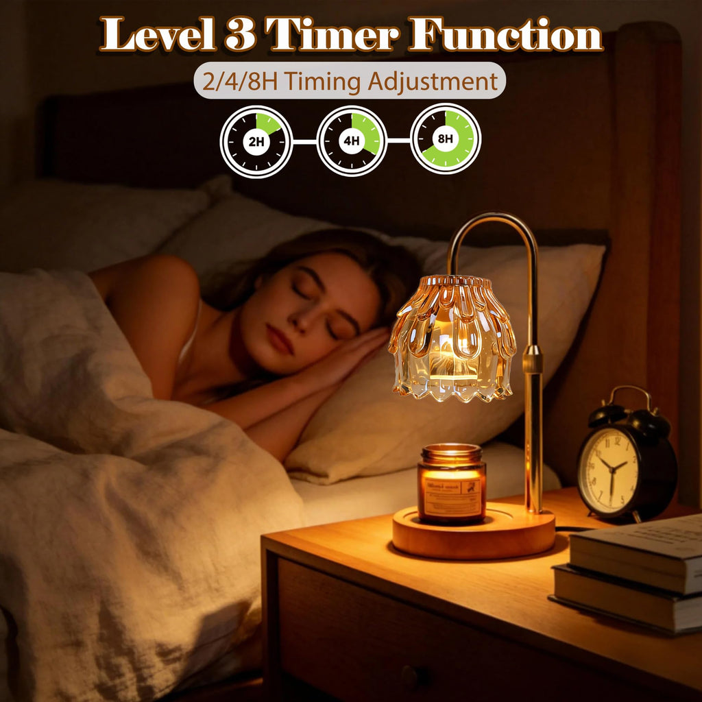 Candle Warmer Lamp with Timer Dimmable Adjustable Height I6280