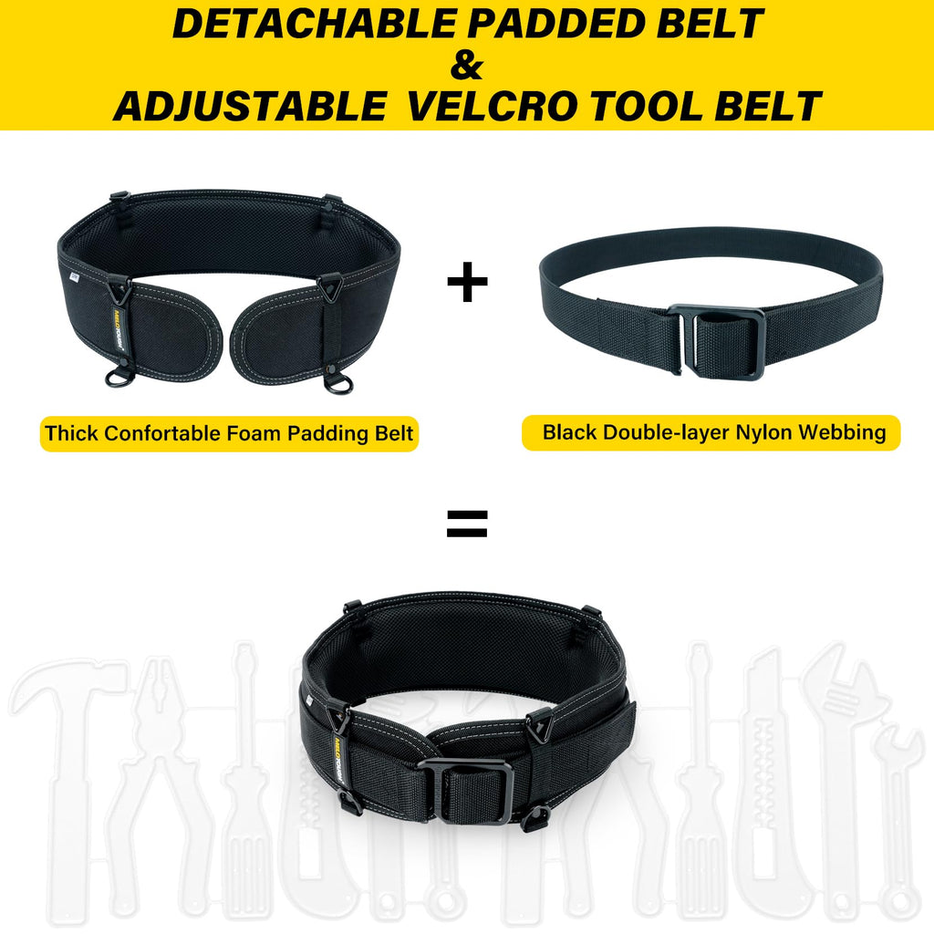 Padded Electrician Tool Belt V8681