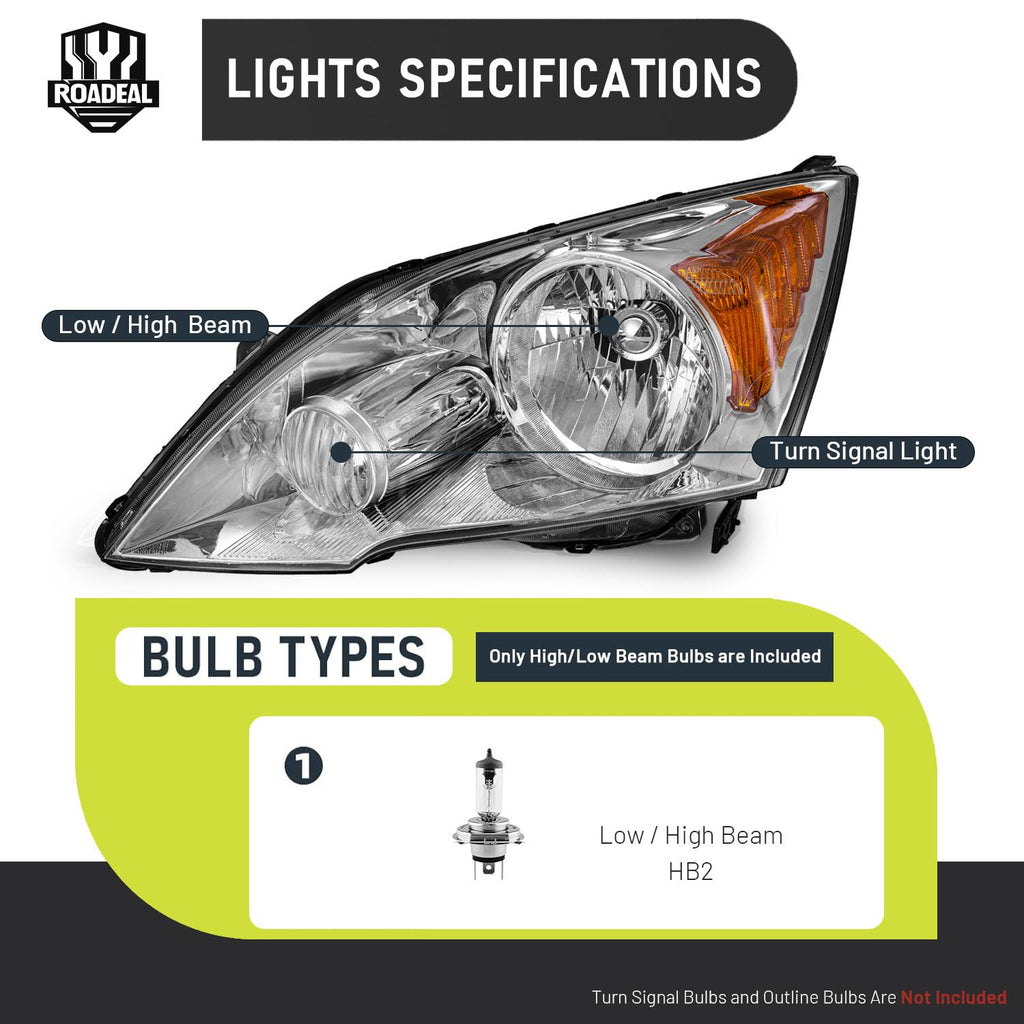 Headlights for 2007-2011 Honda CR-V A718720
