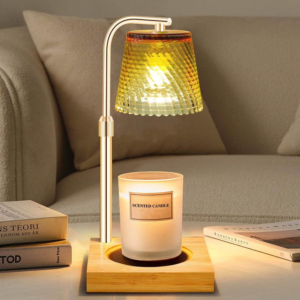 Height Adjustable Dimmable Candle Warmer Lamp with Timer A865