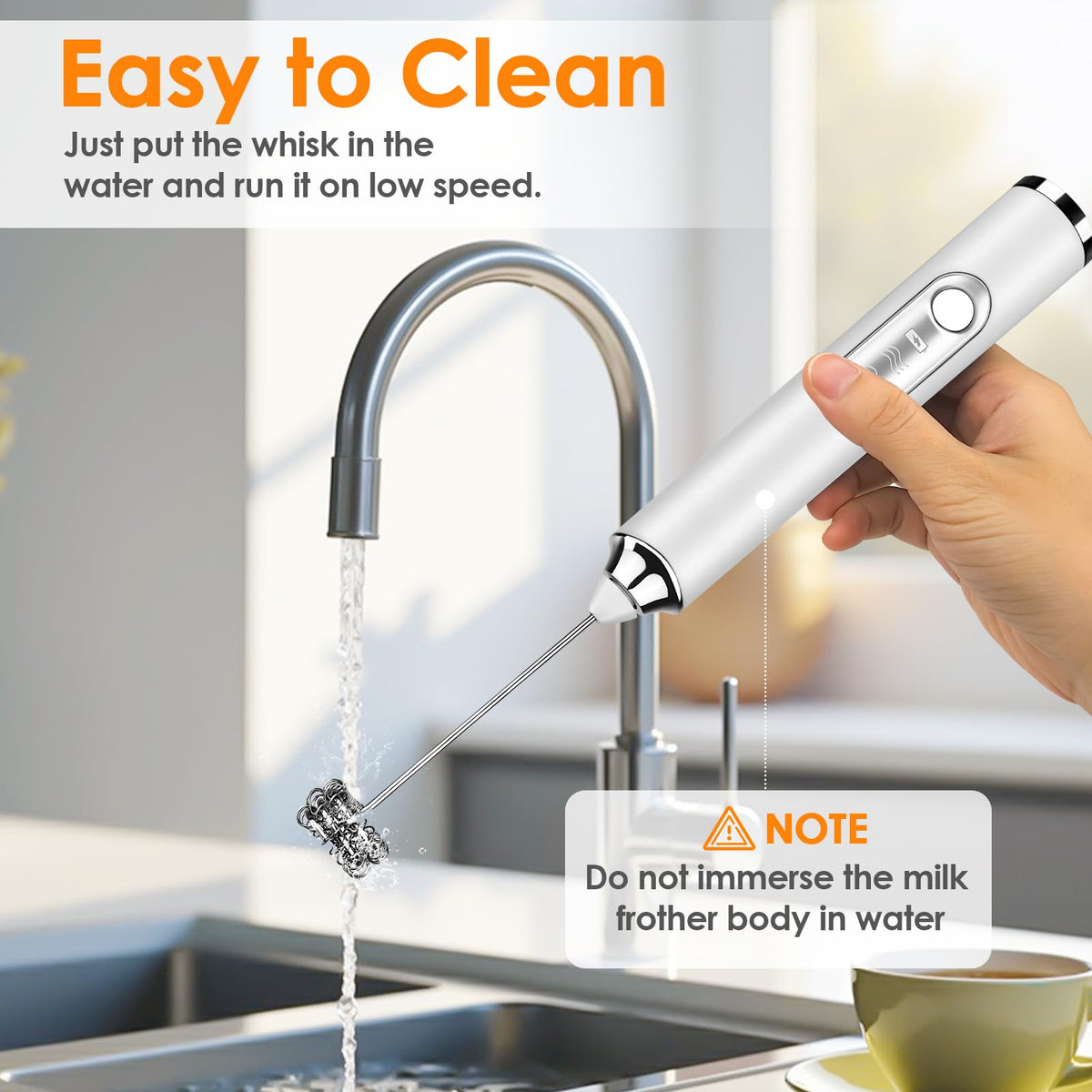 Handheld Rechargeable Milk Frother H908451