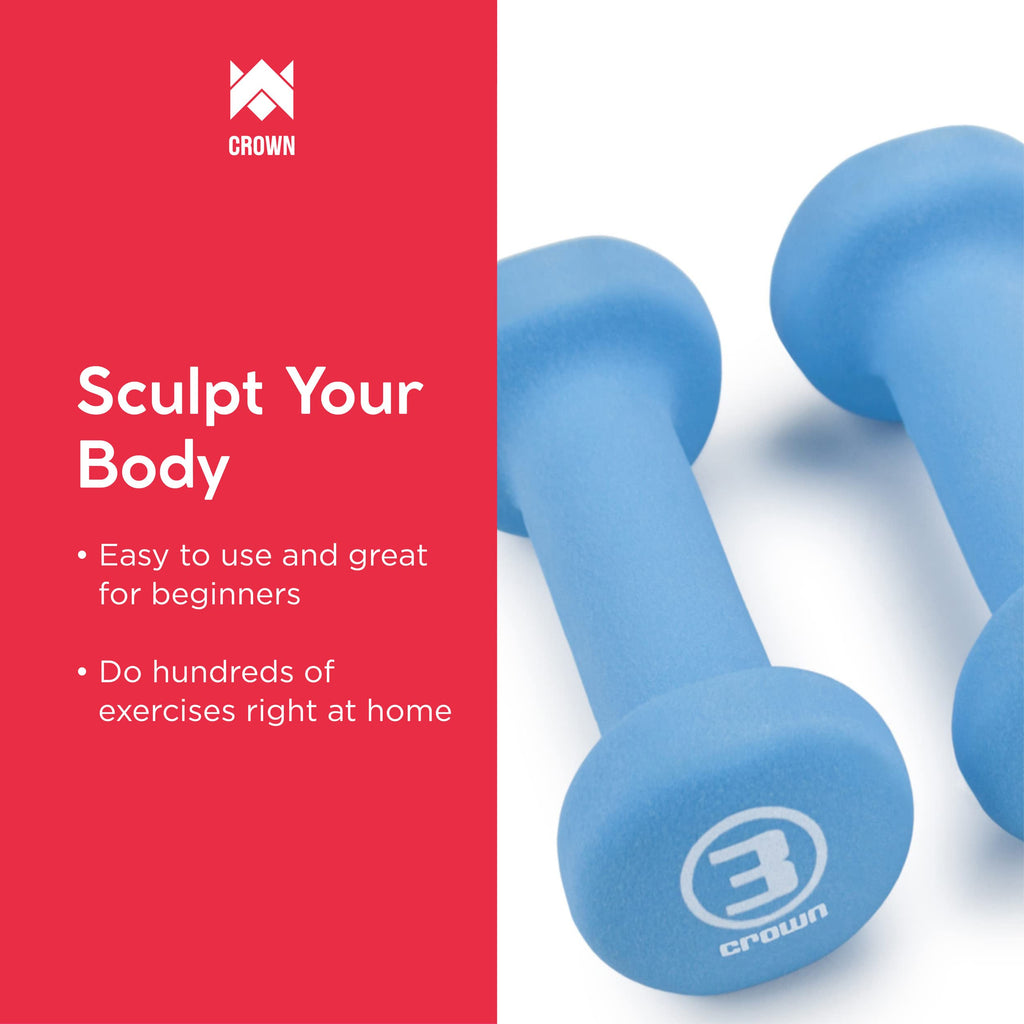 Neoprene Body Sculpting Hand Weights 10 LB U859