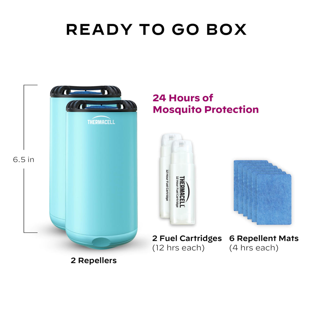 Mosquito Repeller with 24-Hour Refill & 6 Repellent Mats O57069