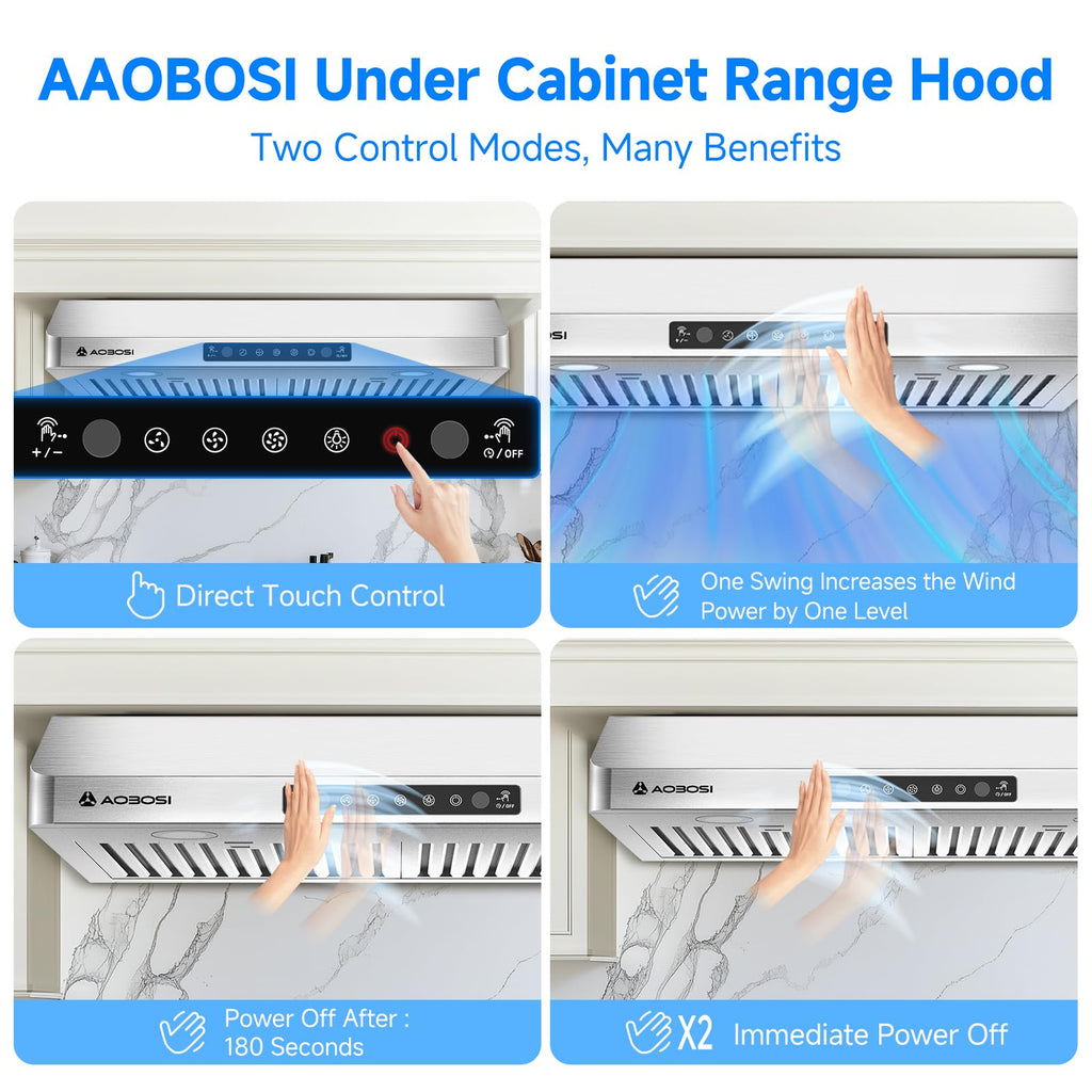 30 Inch Stainless Steel Under Cabinet Range Hood Y668699
