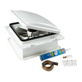14" RV Rooftop Vent Exhaust Fan with Lid, White P72480