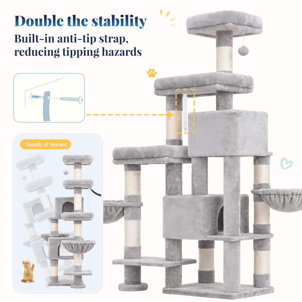 Cat Tree Tower with 3 Platforms F955915