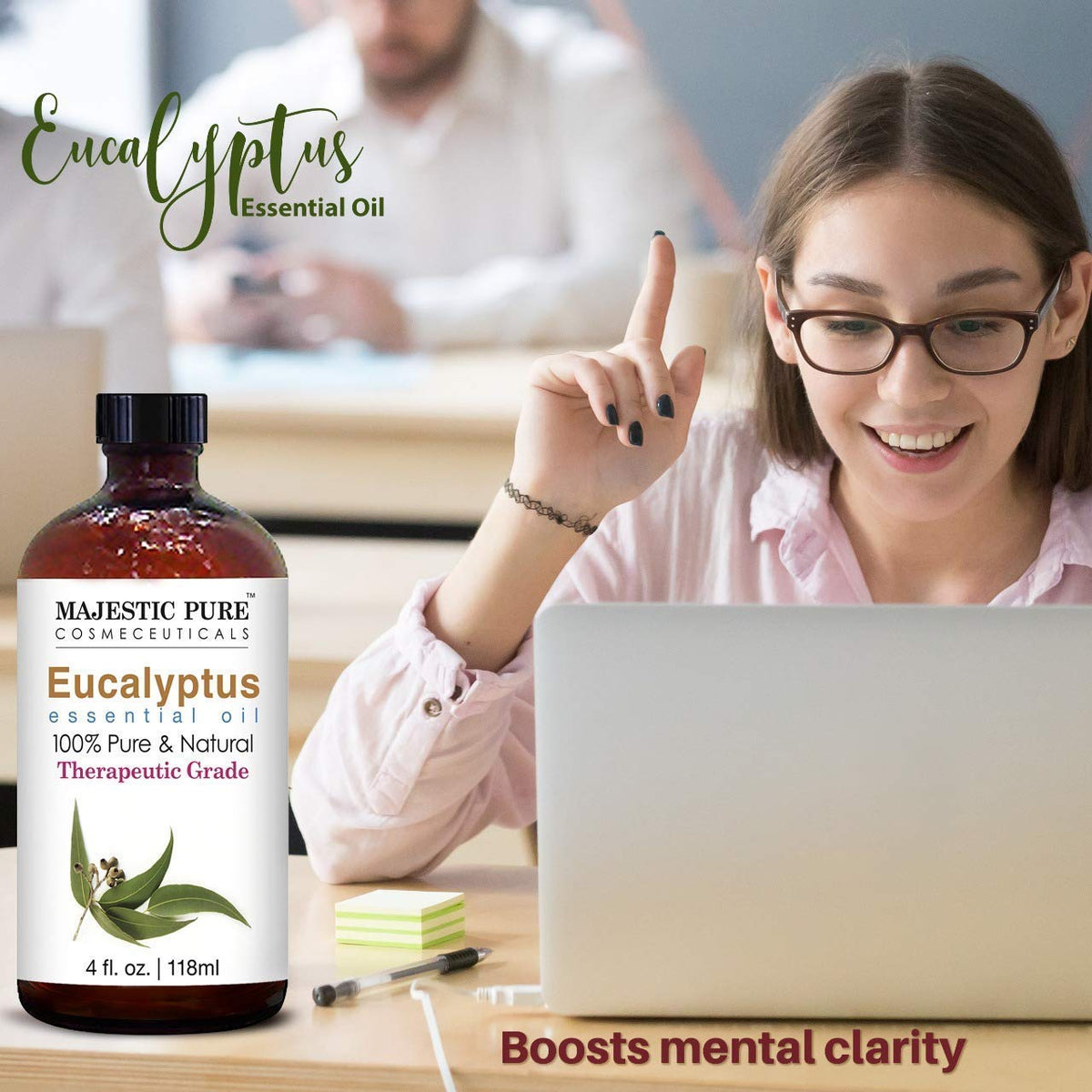 Lavender and Eucalyptus Essential Oil 3 Bottle Bundle 4 fl oz Each X350