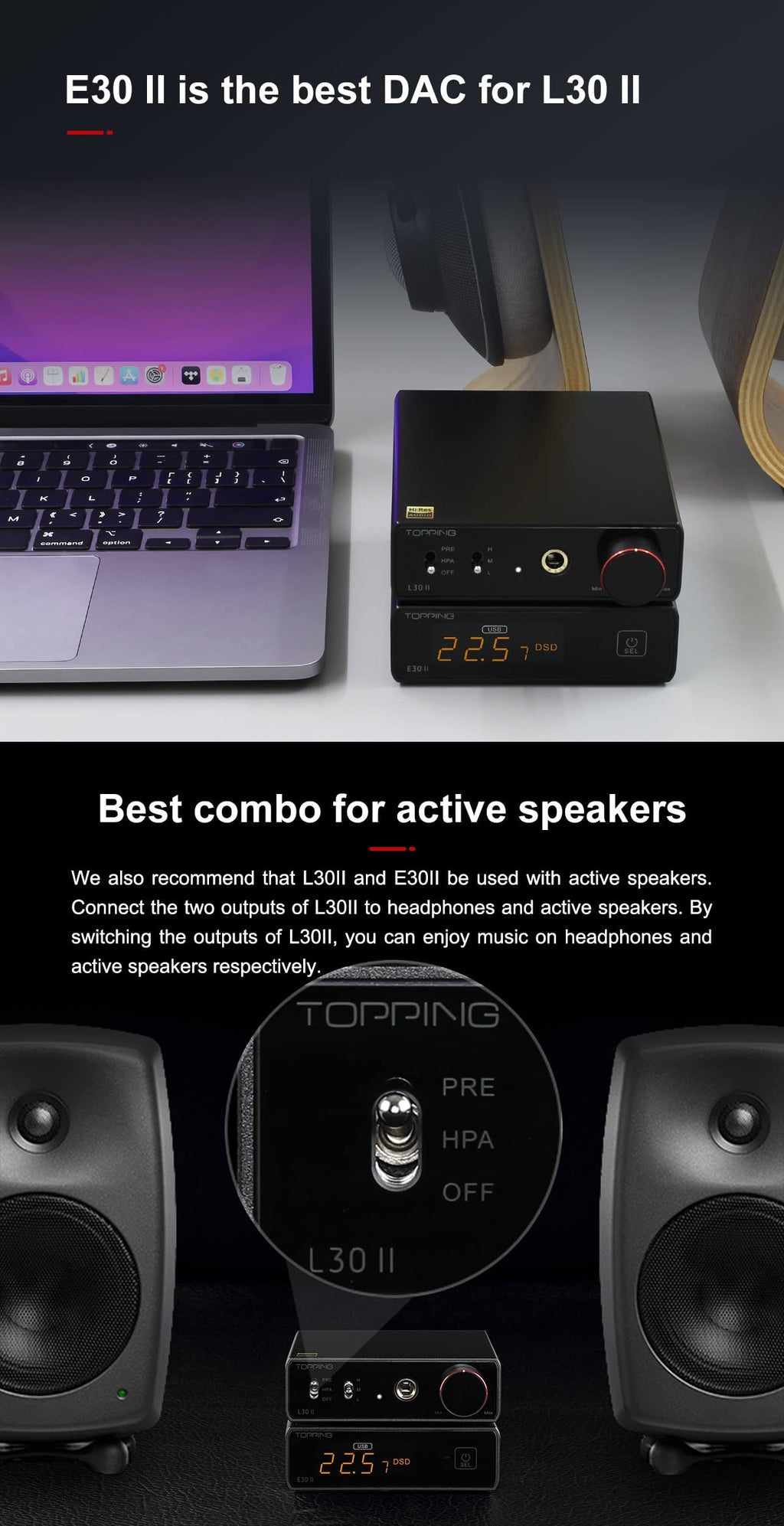 Black Mini HiFi Headphone Amp O853399