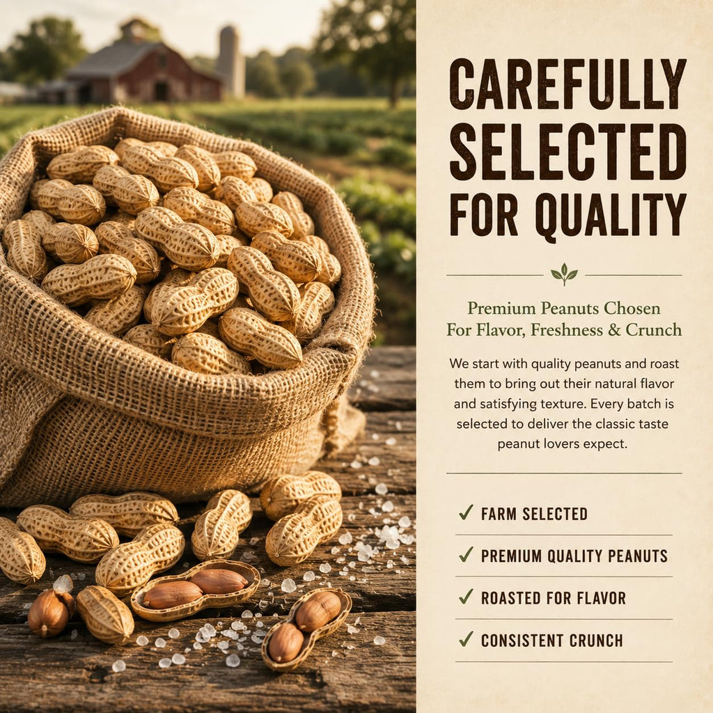 Roasted Salted Peanuts In Shell 1 LB C657
