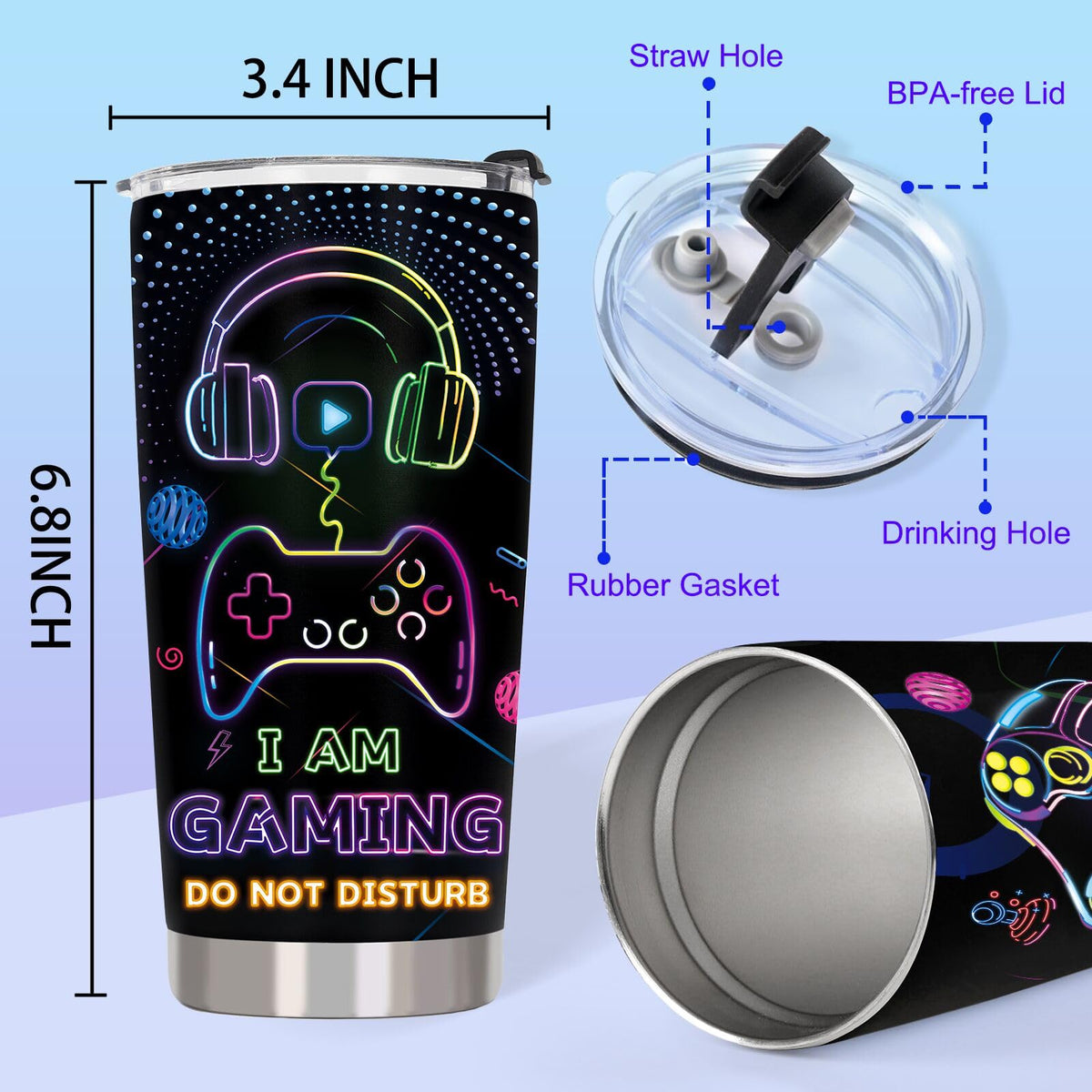 20 oz Stainless Steel Insulated Tumbler Cup U1432