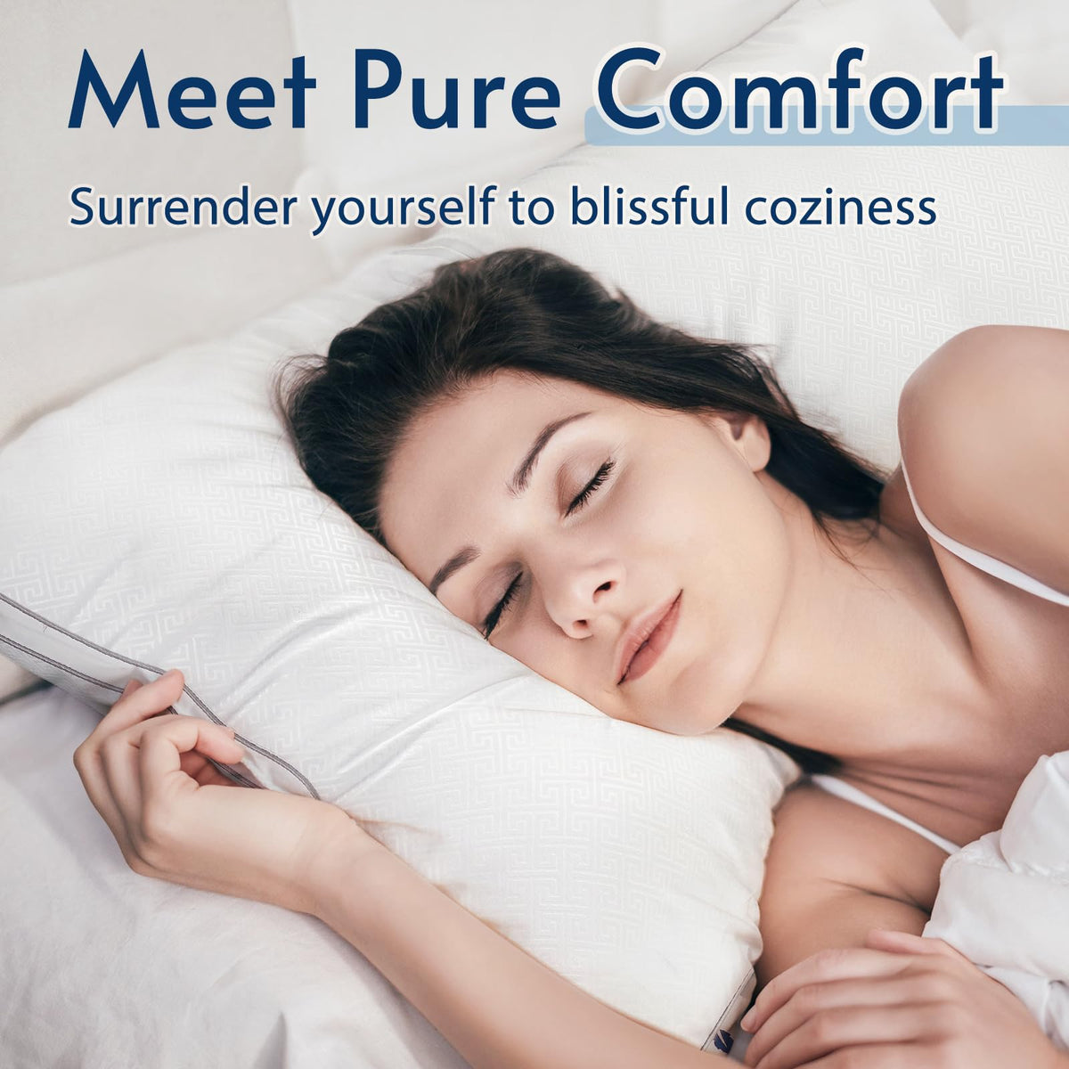 King Size White Pillows Set of 2 P685