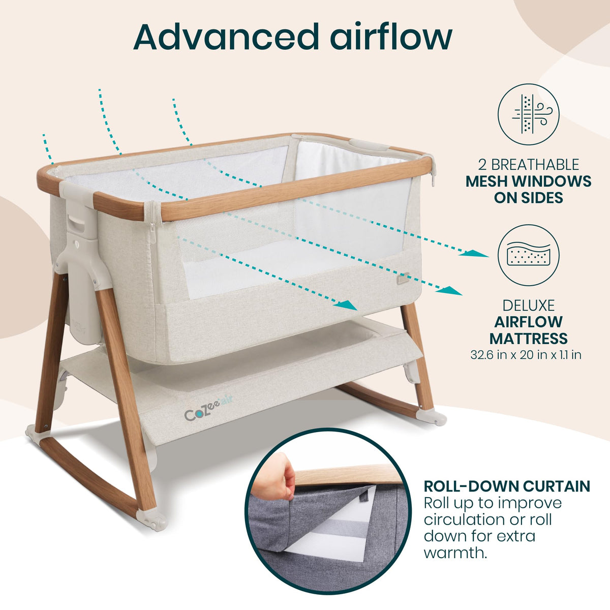 Baby Bassinet & Bedside Sleeper G94412