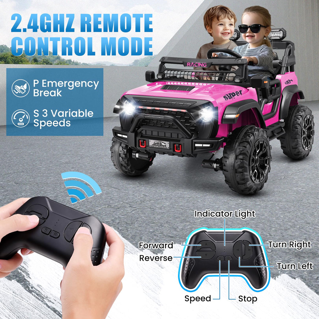 24V 2 Seater Ride on Car with Remote Control G10285