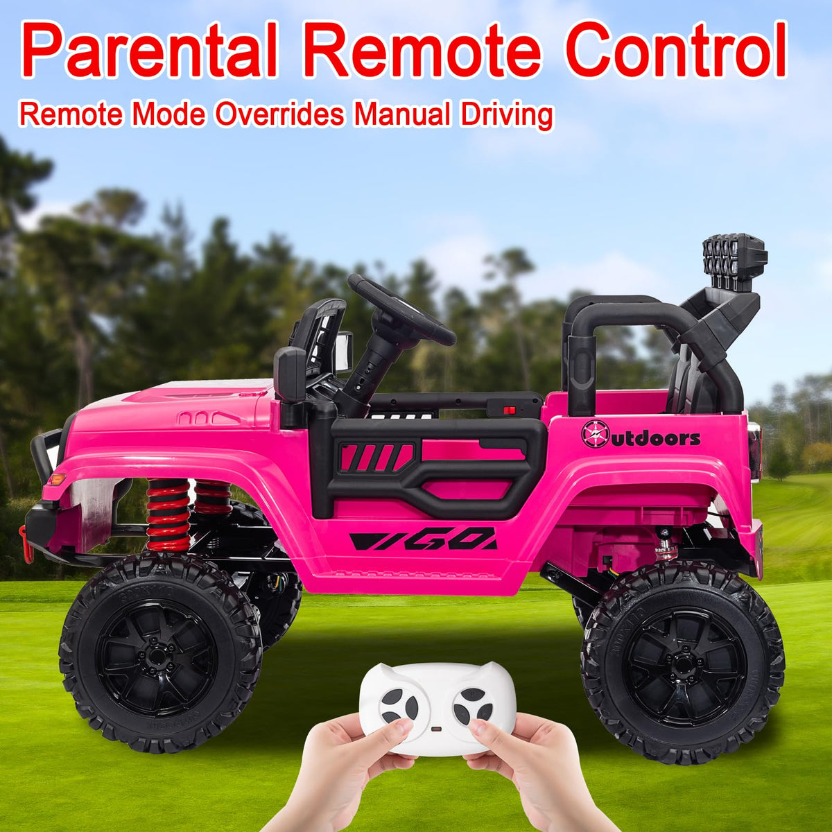 24V 2 Seater 4WD Ride On Truck N9311
