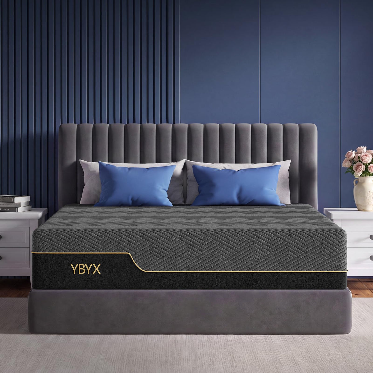 12 Inch Full Size Hybrid Mattress with Memory Foam D712486