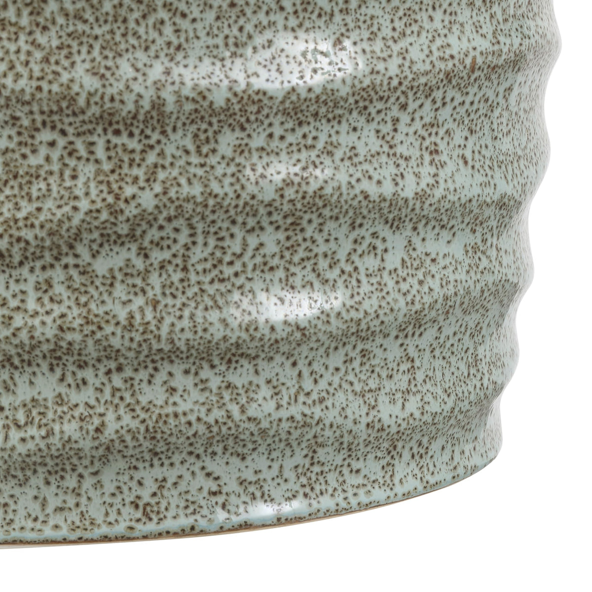 Blue Ceramic Garden Stool F566870