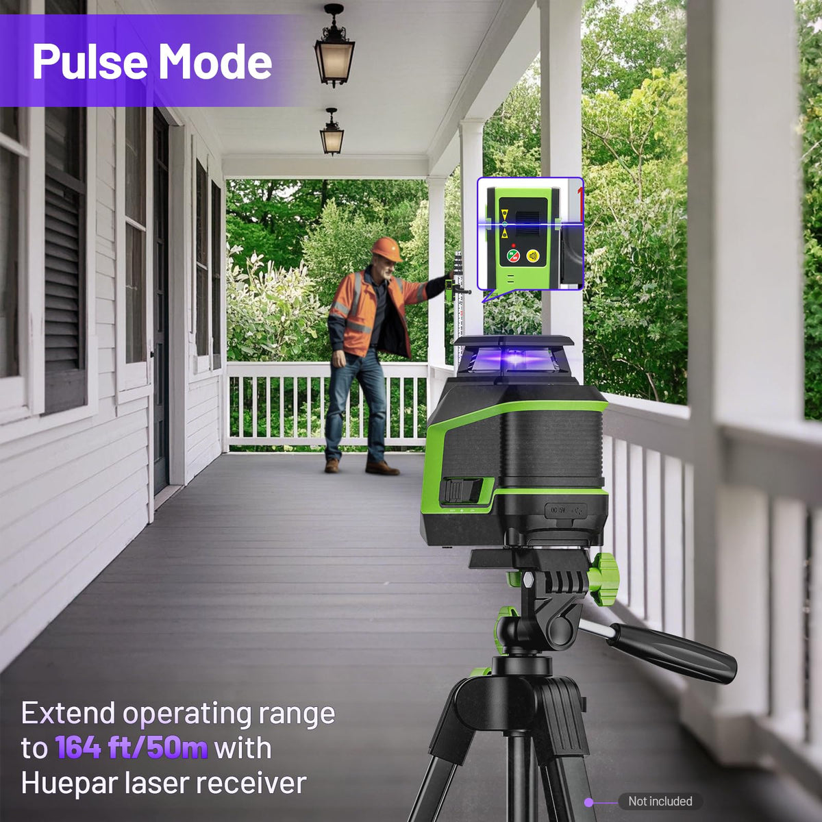 360° Self Leveling Laser Level with Pulse Mode W446