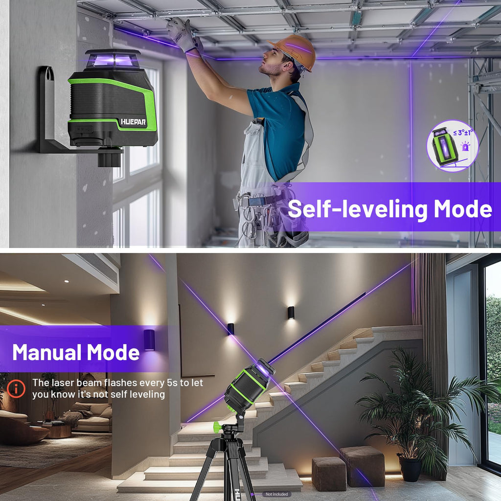 360° Self Leveling Laser Level with Pulse Mode W446