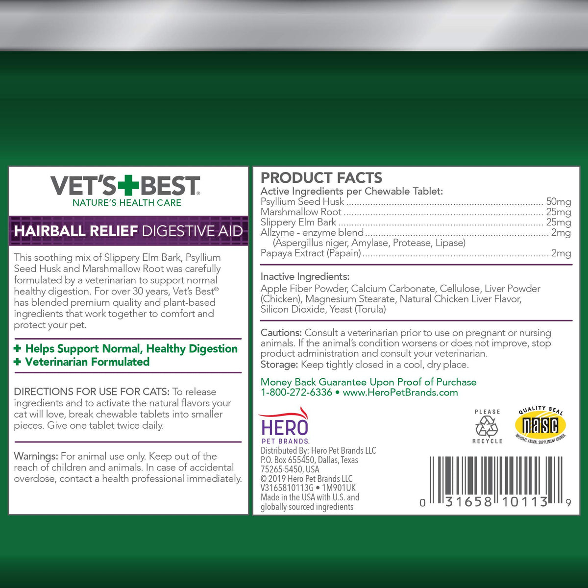 180 Count Chewable Tablets Digestive Aid D799