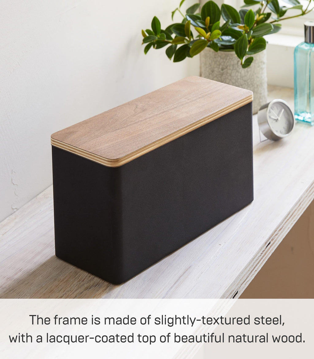 Countertop Organizer Metal Steel Wood J8791