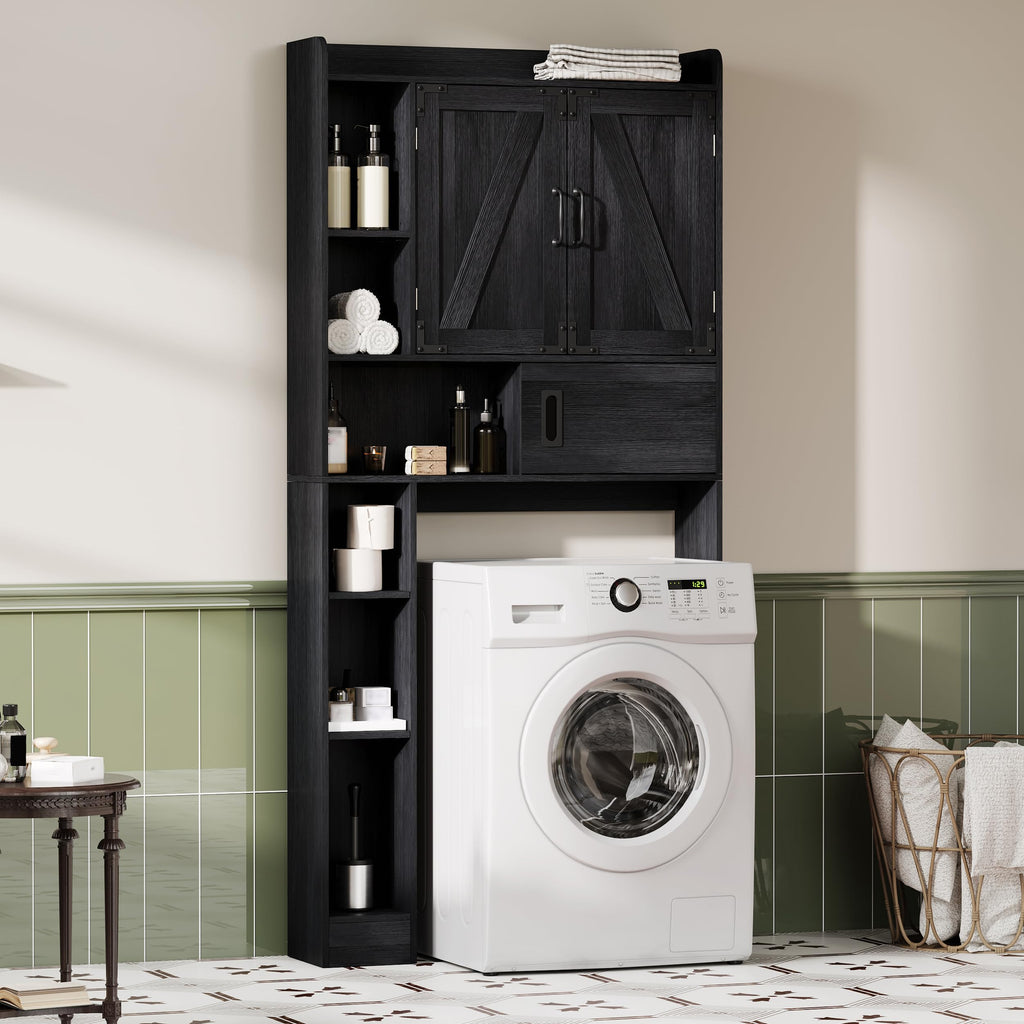 Over The Toilet Storage Cabinet with Sliding Door T3156