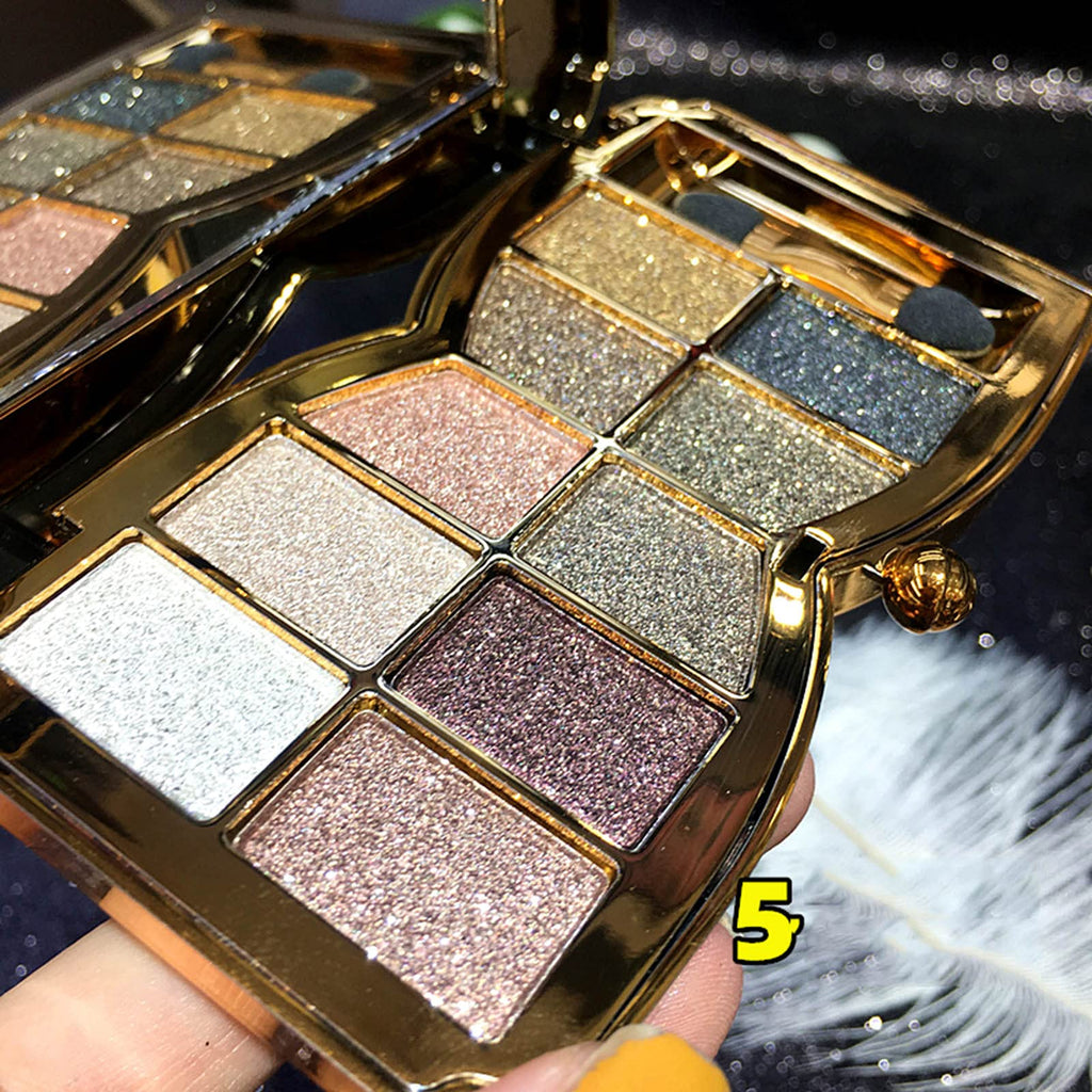 10 Colors Shimmer & Matte Glitter Eyeshadow Palette Z2363