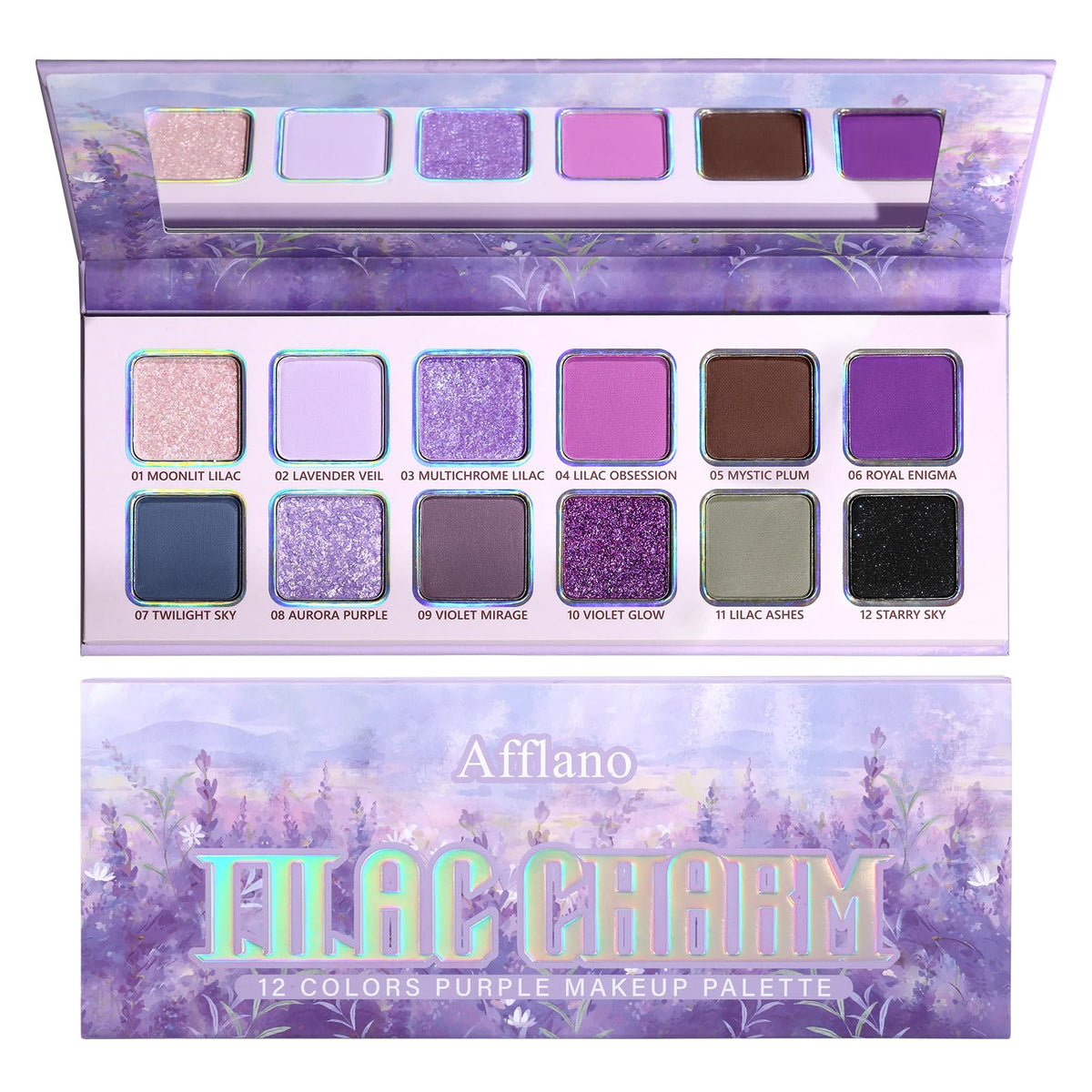 Pigmented Matte Shimmer Eyeshadow Palette O701