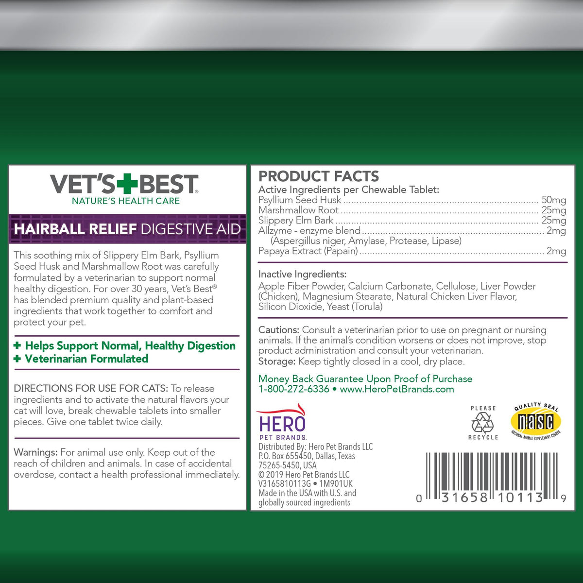 180 Count Chewable Tablets Digestive Aid D799