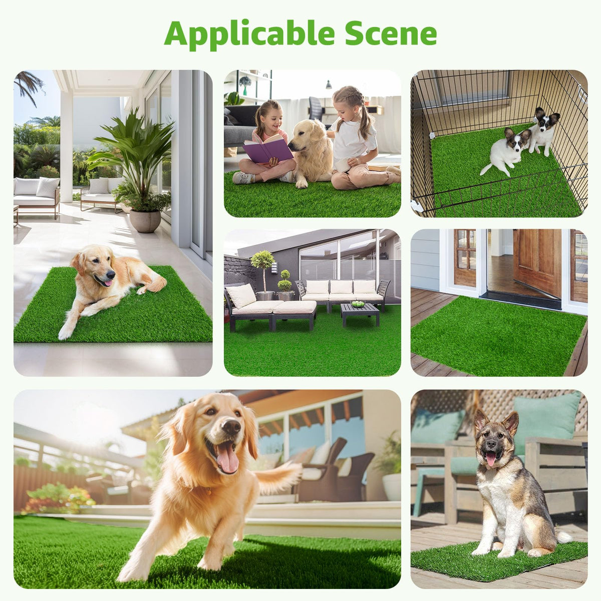 Artificial Grass Pee Pads 20"x 25" 2 Pack R53978