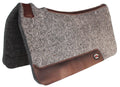 Grey Wool Felt Western Saddle Pad A306