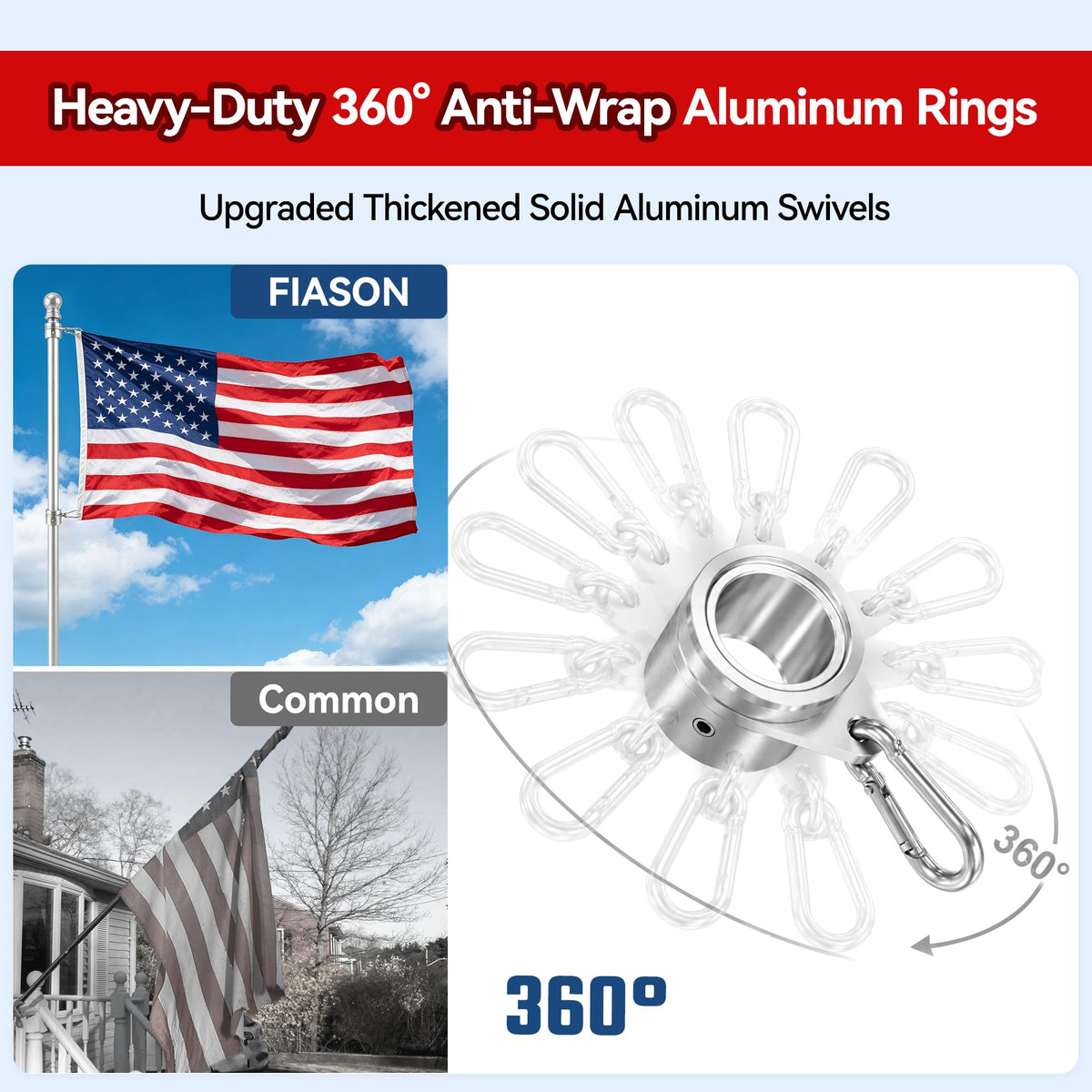 5FT One Piece Flag Pole T415468