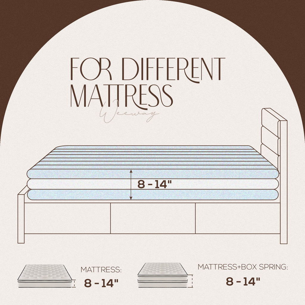 Twin Size Dark Grey Upholstered Fabric Bed Frame E5671