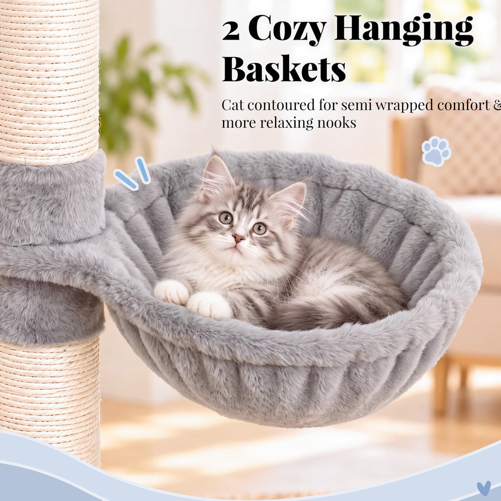 Cat Tree Tower with 3 Platforms F955915